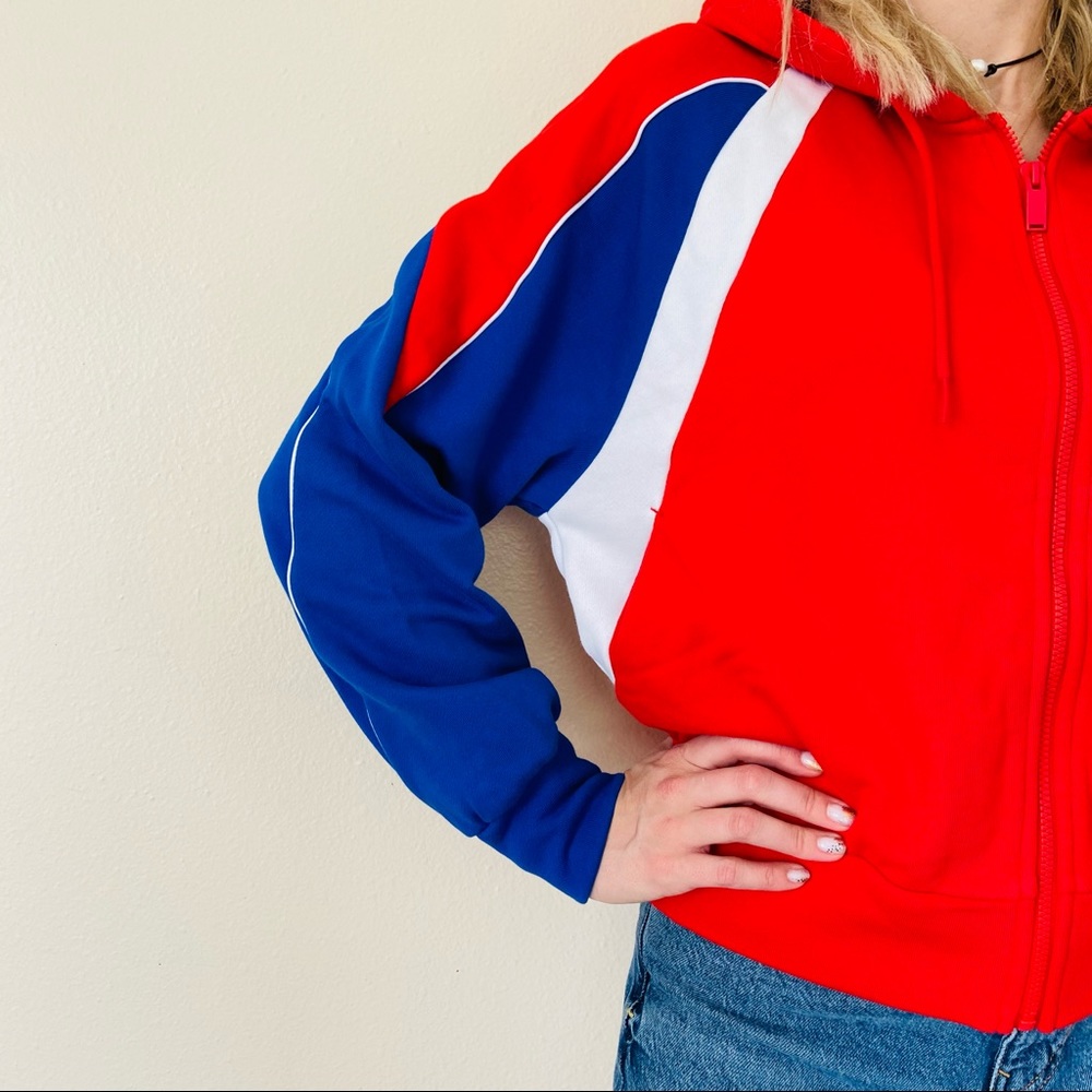 New Adidas track Zip-Up Hoodie Sweatshirt - Picture 7 of 14